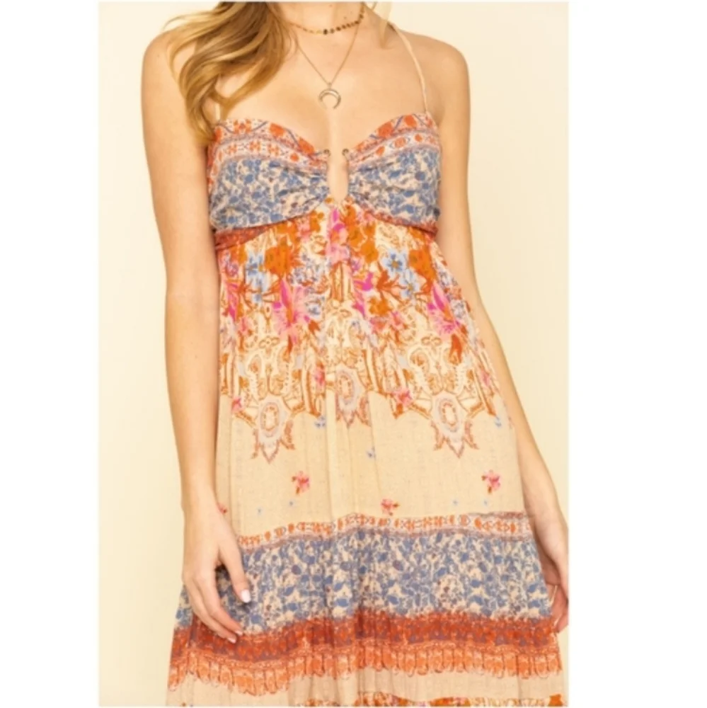 Free People Bohemian Spaghetti Strap Dress